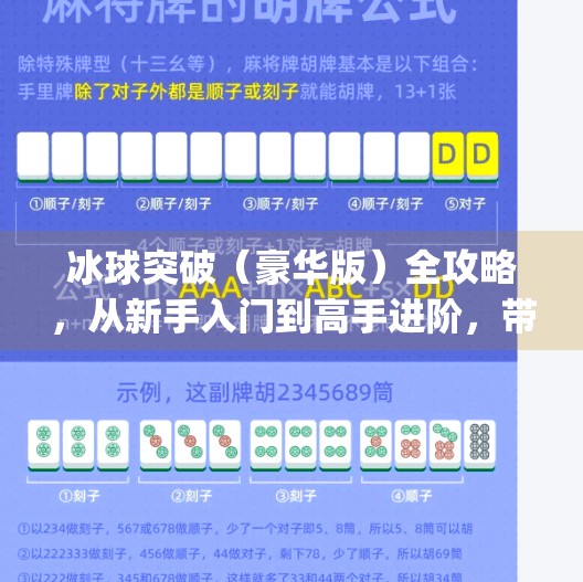 冰球突破(豪华版)全攻略,从新手入门到高手进阶,带你玩转冰球世界!冰球突破(豪华版)攻略